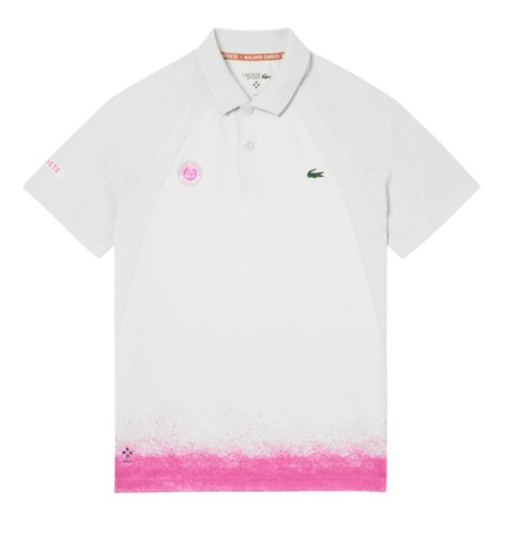 Lacoste Slim Fit Roland-Garros Edition Sport - green/pink