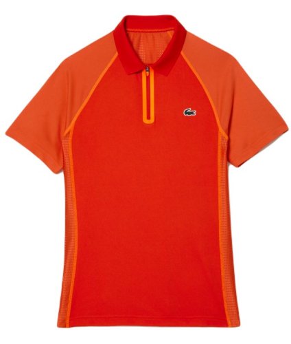 Lacoste Sport Recycled Polyester Polo Shirt - rouge/orange