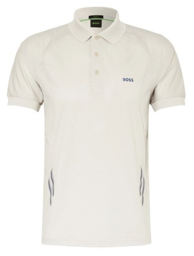 Boss Piraq Active Slim Fit Polo Shirt - light beige