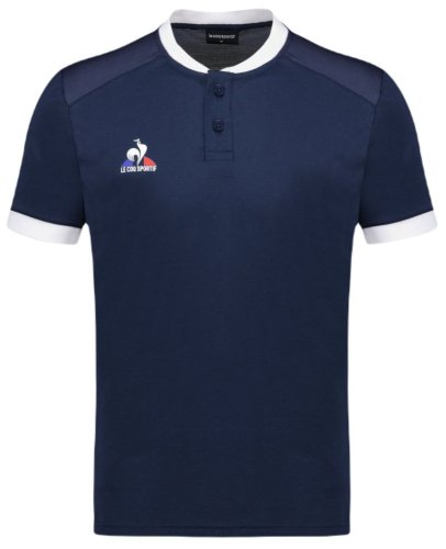 Le coq sportif Tennis Polo Short Sleeve N&deg;7 - dress blues/new optical white
