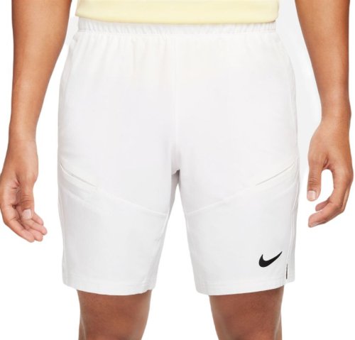 Nike Court Dri-Fit Advantage 9" Tennis Short - white/white/black