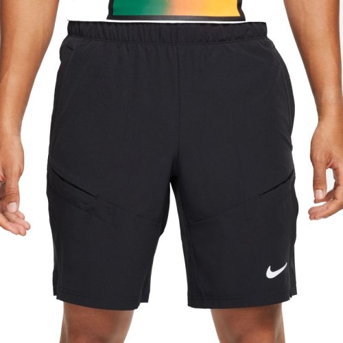 Nike Court Dri-Fit Advantage 9" Tennis Short - black/black/white