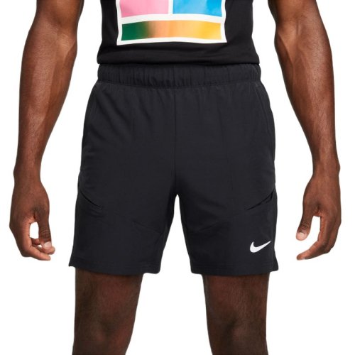 Nike Court Dri-Fit Advantage 7" Tennis Short - black/black/white