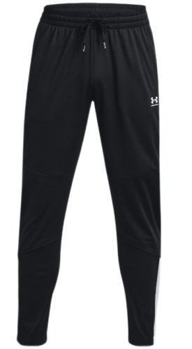 Under armour Men's UA Tricot Track Pants - black/white