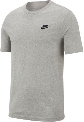 Nike NSW Club Tee M - dark grey heather/black