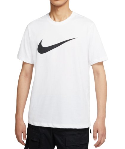 Nike Sportswear Swoosh T-Shirt - white/black