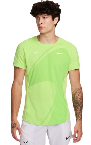 Nike Dri-Fit Rafa Tennis Top - action green/white