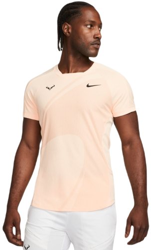 Nike Dri-Fit Rafa Tennis Top - ice peach/black