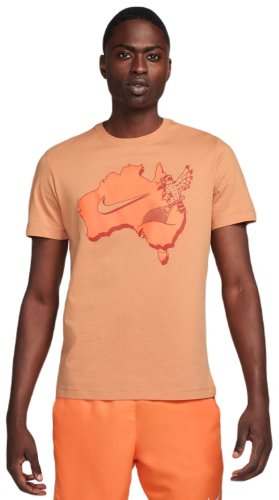 Nike Court Tennis T-Shirt - amber brown