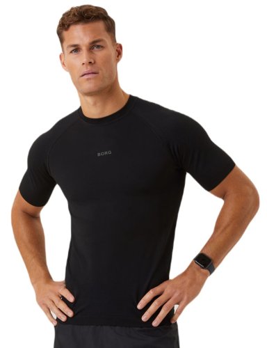 Bj&ouml;rn borg Running Seamless T-Shirt - black beauty