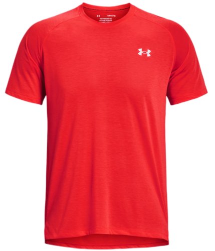 Under armour Men's Streaker Run Short Sleeve - radio red/reflective