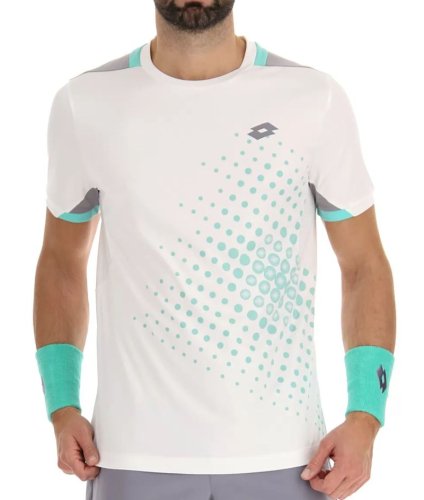 Lotto Top IV Tee 1 - bright white/green 9