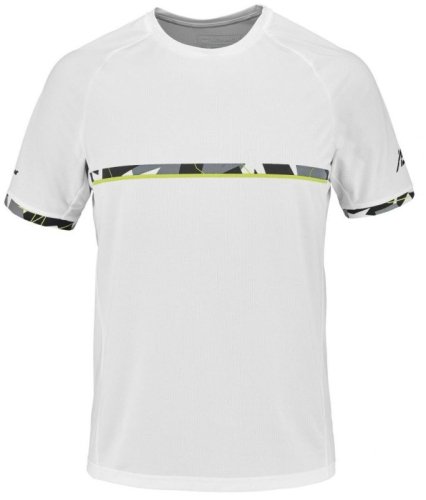 Babolat Aero Crew Neck Tee - white/white
