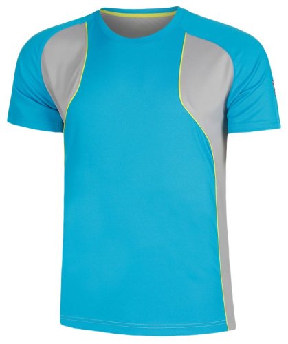 Fila Austarlian Open Hudson T-Shirt - hawaiian ocean/silver scone
