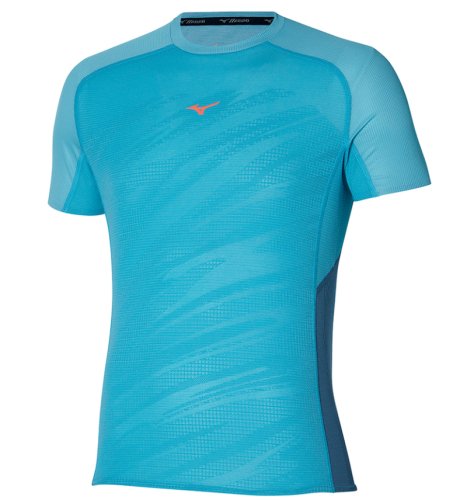 Mizuno Aero Tee - maui blue