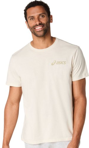 Asics Chest Logo Short Sleeve - birch/khaki