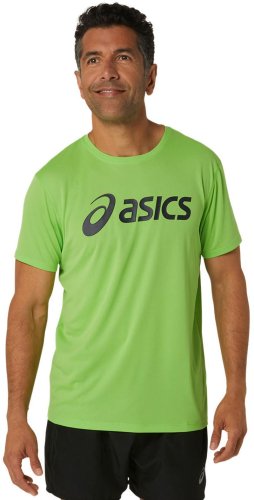 Core Asics Top - electric lime/french blue