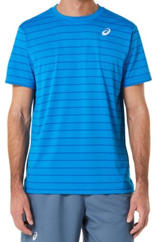 Asics Court Stripe SS Top - directoire blue