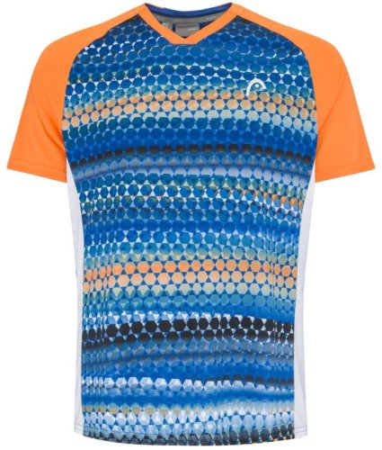 Head Topspin T-Shirt - leaves orange/print