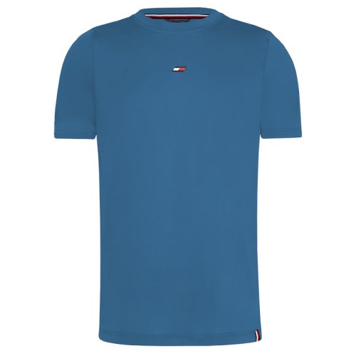 Tommy hilfiger Essential Training Small Logo Tee - blue coast