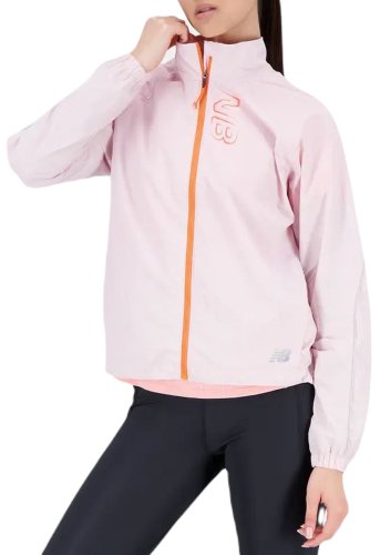 New balance Printed Impact Run Light Pack Jacket - stone pink