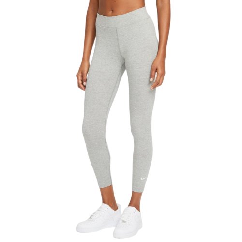 Nike SportsWear Essential Women's 7/8 Mid-Rise Leggings -dark grey heather/white