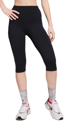Nike Dri-Fit One High-Waisted Capri Leggings - black/black