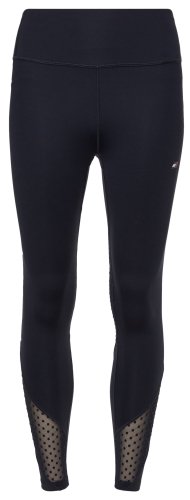 Tommy hilfiger HW Flock Mesh Mix Legging - desert sky
