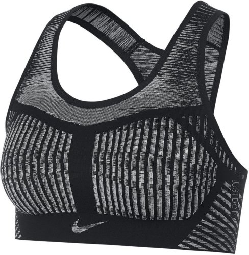 Nike FE/NOM Flyknit Bra W - black/white