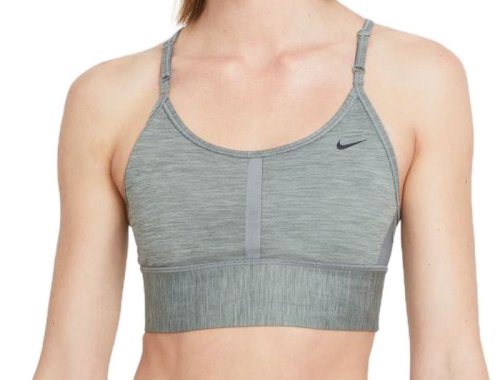 Nike Dri-Fit Indy LL Bra W - grey/pure/black