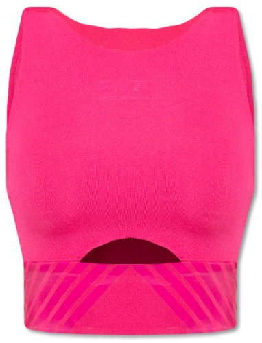 EA7 Woman Jersey Sport Bra - raspberry sor