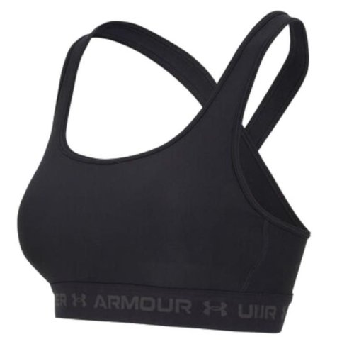 Under armour Crossback Mid Bra - black/jet gray