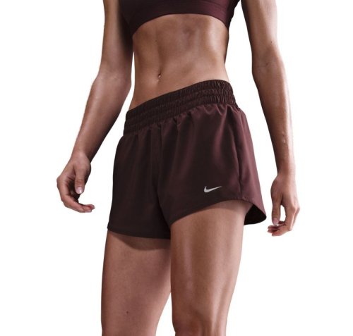 Nike Dri-Fit One 3in - burgundy crush/reflective silve