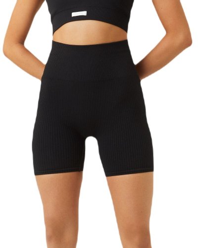 Bj&ouml;rn borg Studio Seamless Rib Shorts - black beauty
