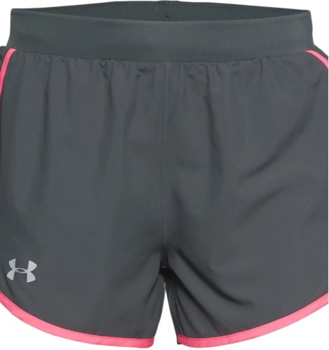 Under armour Women's UA Fly-By 2.0 Shorts - pitch gray/cerise