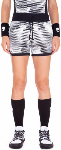 Hydrogen Women Tech Camo Shorts - white camouflage