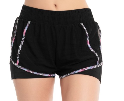 Lucky in love Prep It Up Borderline Mesh Short - black