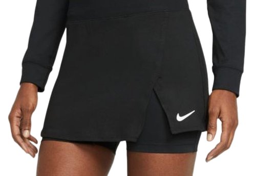 Nike Court Dri-Fit Victory Skirt Plus Line - black/white