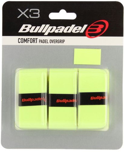 Bullpadel Comfort Padel Overgrip GB 1200 3P - amarillo azufre fluor