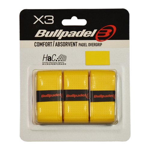 Bullpadel HaC Overgrip GB 1201 3P - amarillo