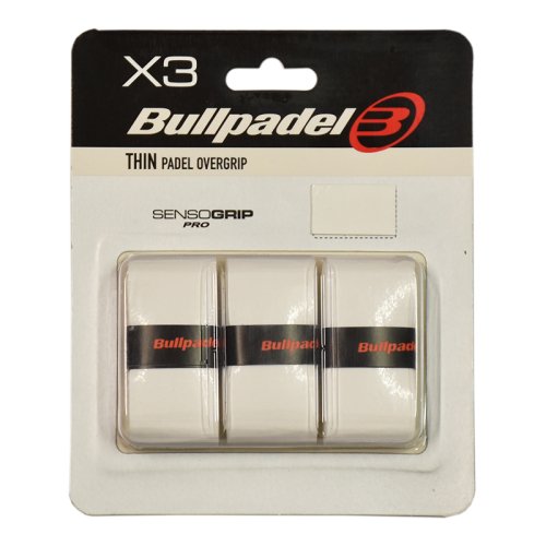 Bullpadel Sensogrip Overgrip GB 1603 3P - blanco