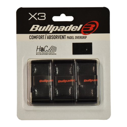 Bullpadel HaC Overgrip GB 1201 3P - negro