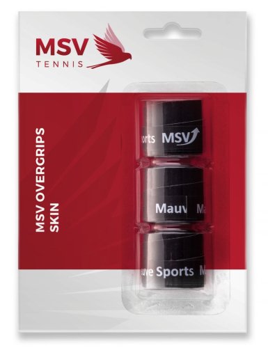 MSV Skin Overgrip black 3P