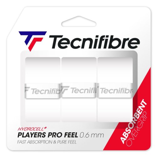 Tecnifibre Players Pro Feel 3P - white