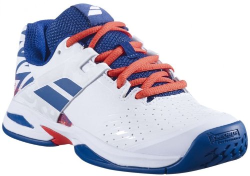 Babolat Propulse All Court Junior Boy - white/estate blue