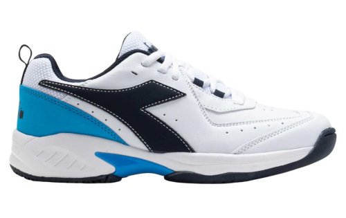 Diadora S. Challenge 5 SL JR - white/blue corsai