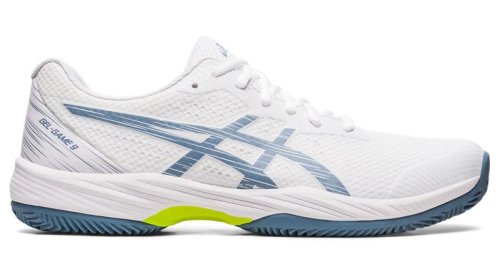 Asics Gel-Game 9 Clay/OC - white/steel blue
