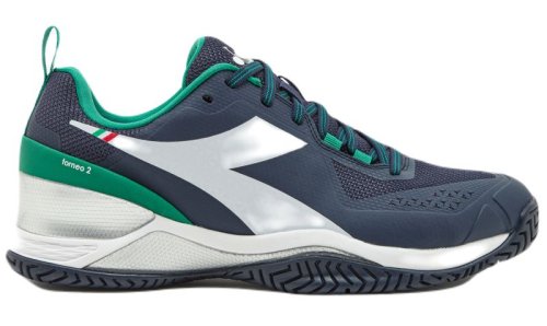 Diadora Blushield Torneo 2 AG - blue corsair/white
