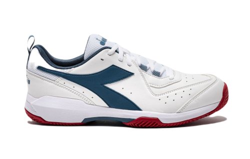 Diadora S.Challenge 5 Sl Clay - white/oceanview/salsa