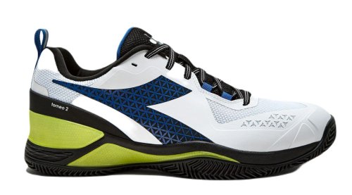 Diadora Blushield Torneo 2 Clay - white/deja vu blue/black